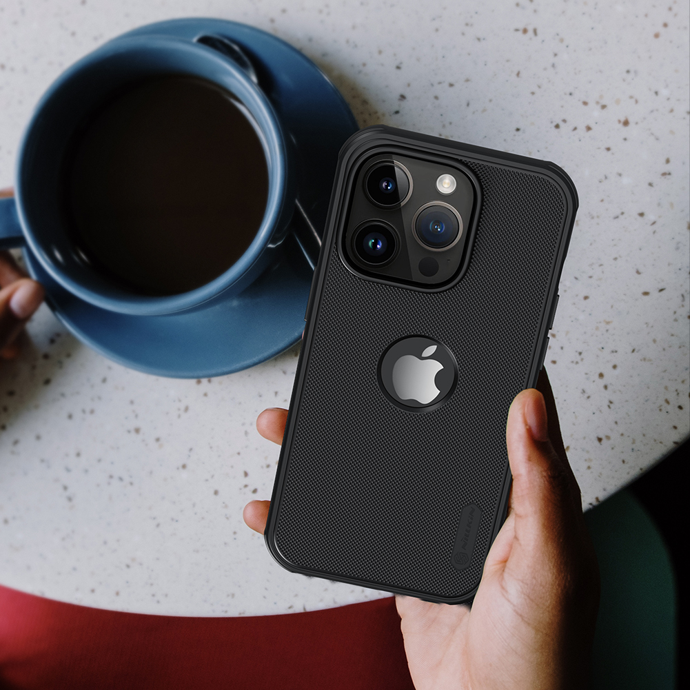 Ốp Lưng cho iPhone 14 / 14 Plus / 14 Pro / 14 Pro Max Nillkin Super Frosted Shield Pro Case (Có phần cắt LOGO) - Hàng Chính Hãng