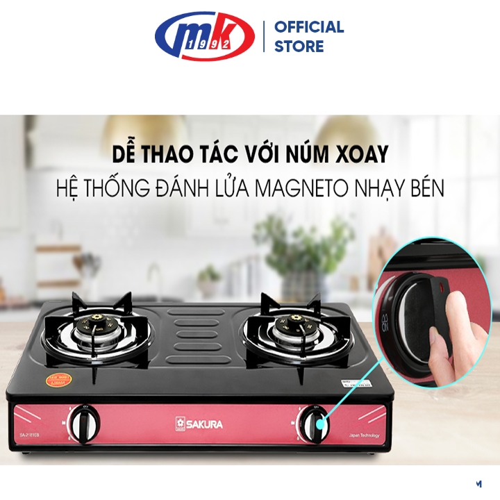 Bếp gas đôi SAKURA SA-2181EB