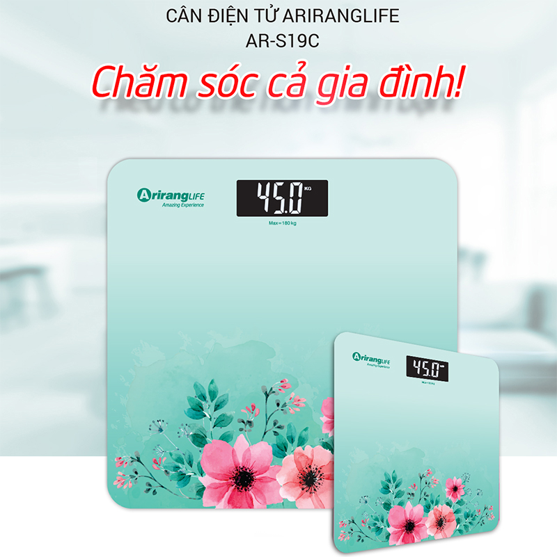 Cân sức khỏe ArirangLife AR-S19C (Dùng Pin 3A)