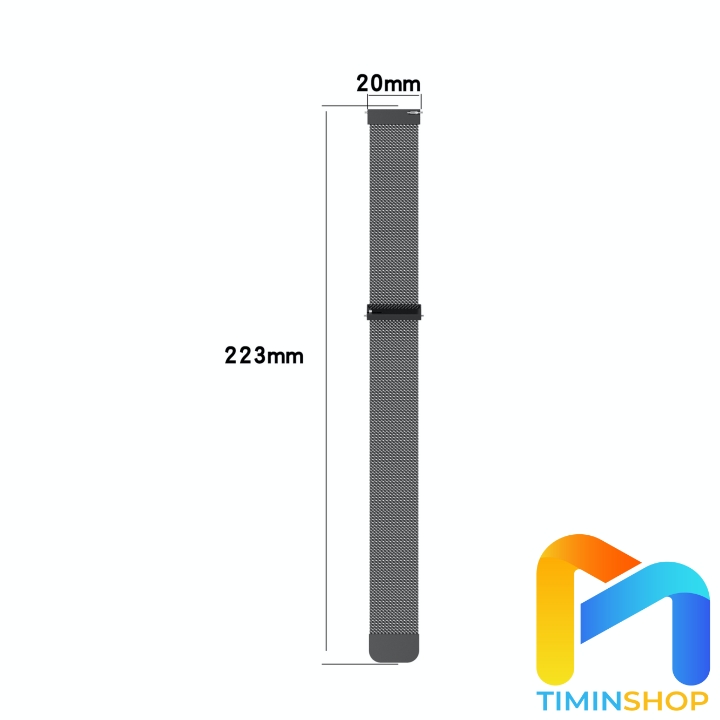 Dây Samsung Watch Active/ Active 2 - Dây thép, khóa nam châm