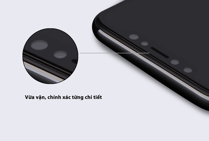 Kính cường lực cho iPhone Xs / X Nillkin 3D AP+ Max chống nhìn trộm - Hàng chính hãng