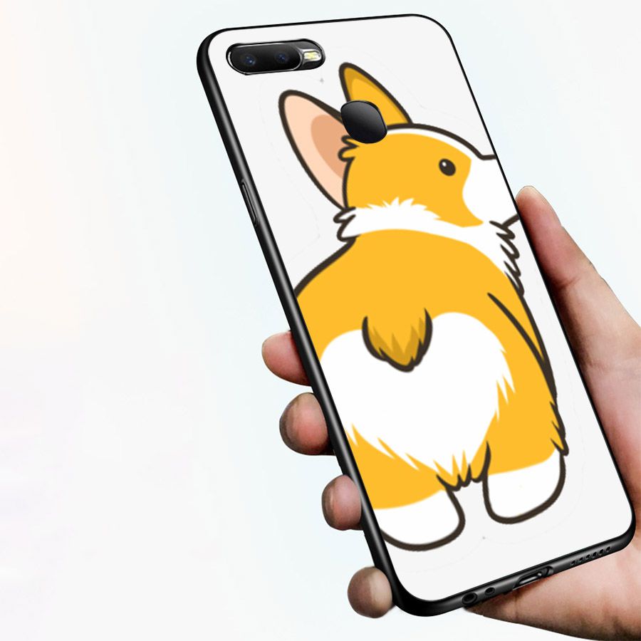 Ốp điện thoại kính cường lực cho máy Oppo A7 2018 - mông to MS MONG001