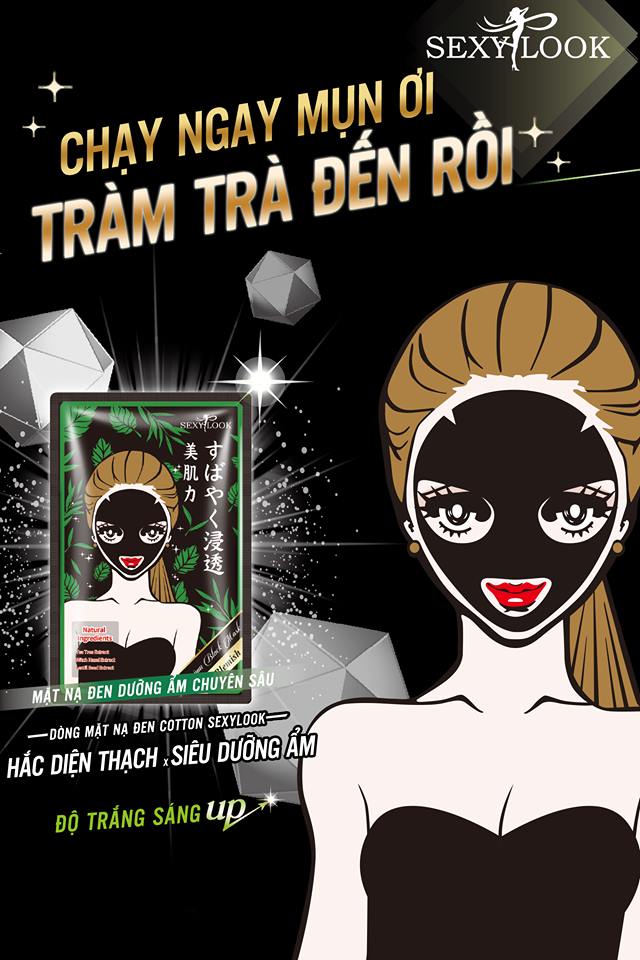 Kết quả hình ảnh cho Mặt Nạ Tràm Trà Kiểm Soát Dầu Và Mụn SEXYLOOK