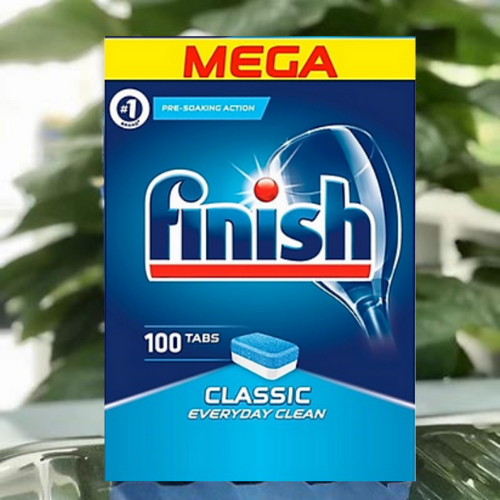 Viên rửa bát Finish Classic 100 viên/ hộp (hương chanh)