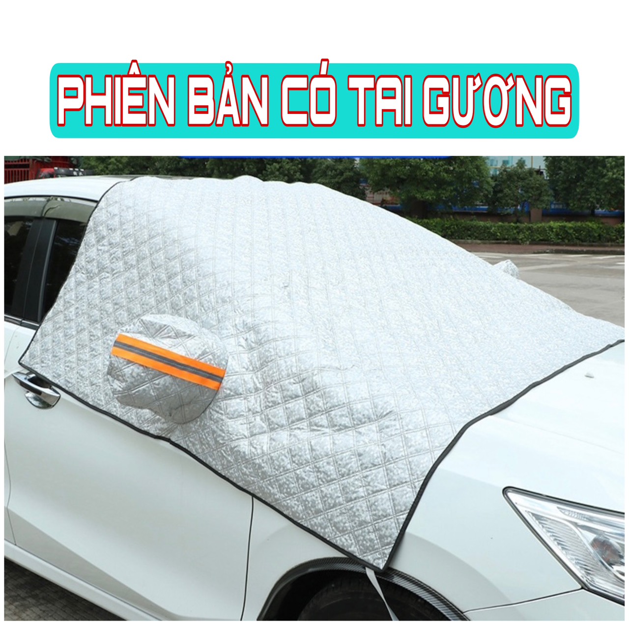 Tấm Bạt Che Nắng Kính Lái Ô Tô, Xe Hơi  Tráng Bạc 4 Lớp Chống Nóng Cách Nhiệt Tránh Tia UV Bảo vệ Xe
