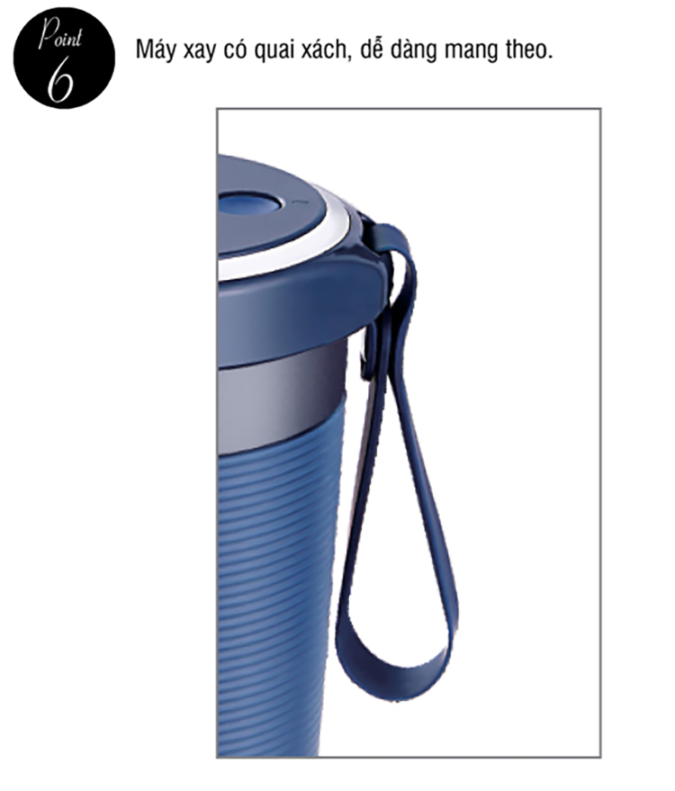 Máy Xay Sinh Tố Cầm Tay Lock&Lock EJJ321 (50W - 300ml)