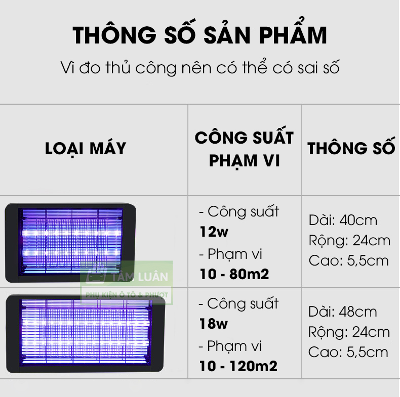 đèn bắt muỗi, đèn diệt côn trùng