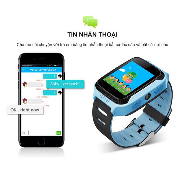 Đồng hồ định vị trẻ em GPS G900A thiết kế bắt mắt, hỗ trợ camera