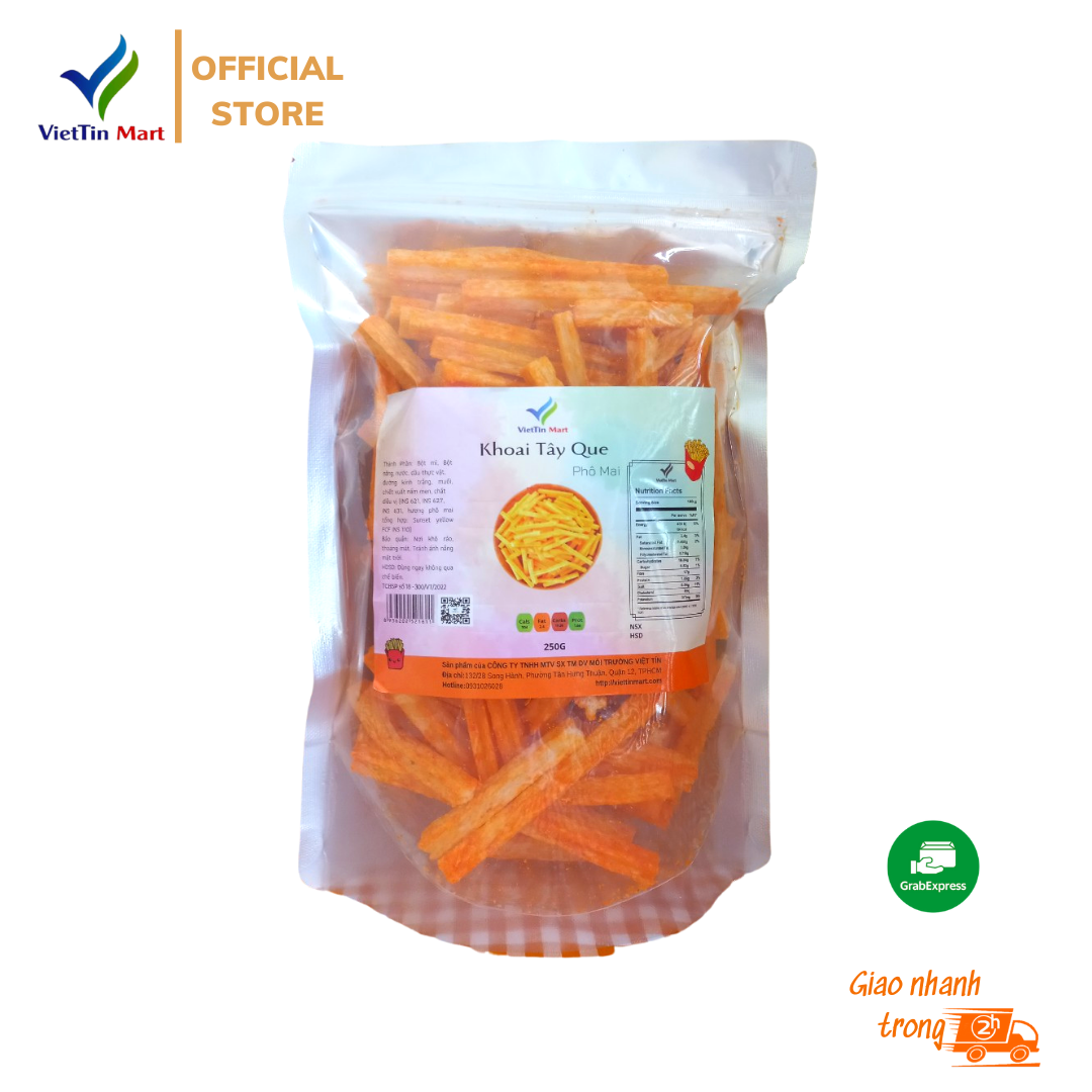 Khoai Tây Que Phô Mai Viettin Mart 500G