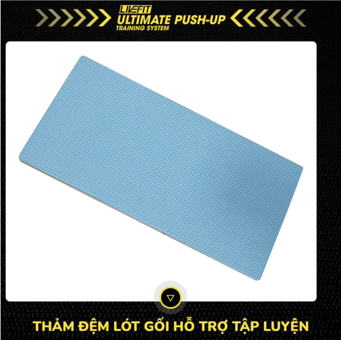 Bộ dụng cụ hít đất và tập luyện thể thao chuyên nghiệp LiveFit 18 trong 1