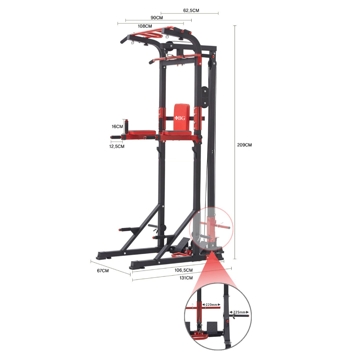 Máy tập tổng hợp tay vai bụng xà kép đa năng mới Cu-333 (hàng nhập khẩu) Máy tập tổng hợp tay vai bụng xà kép đa năng mới Cu-333 (hàng nhập khẩu)