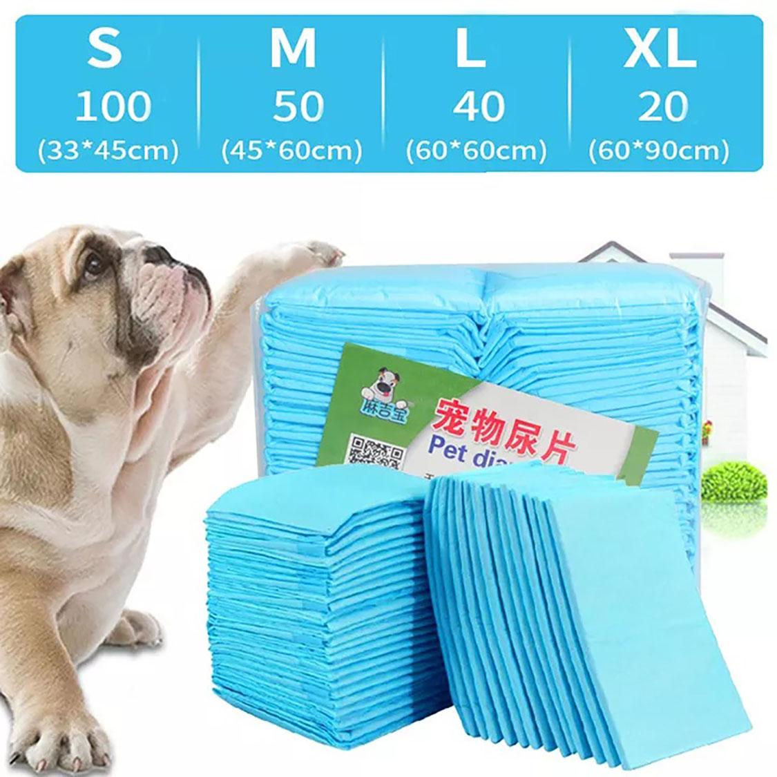Tã Lót Chuồng Miếng Lót Vệ Sinh Chó Mèo Thấm Hút Siêu Nhanh - Yonapets