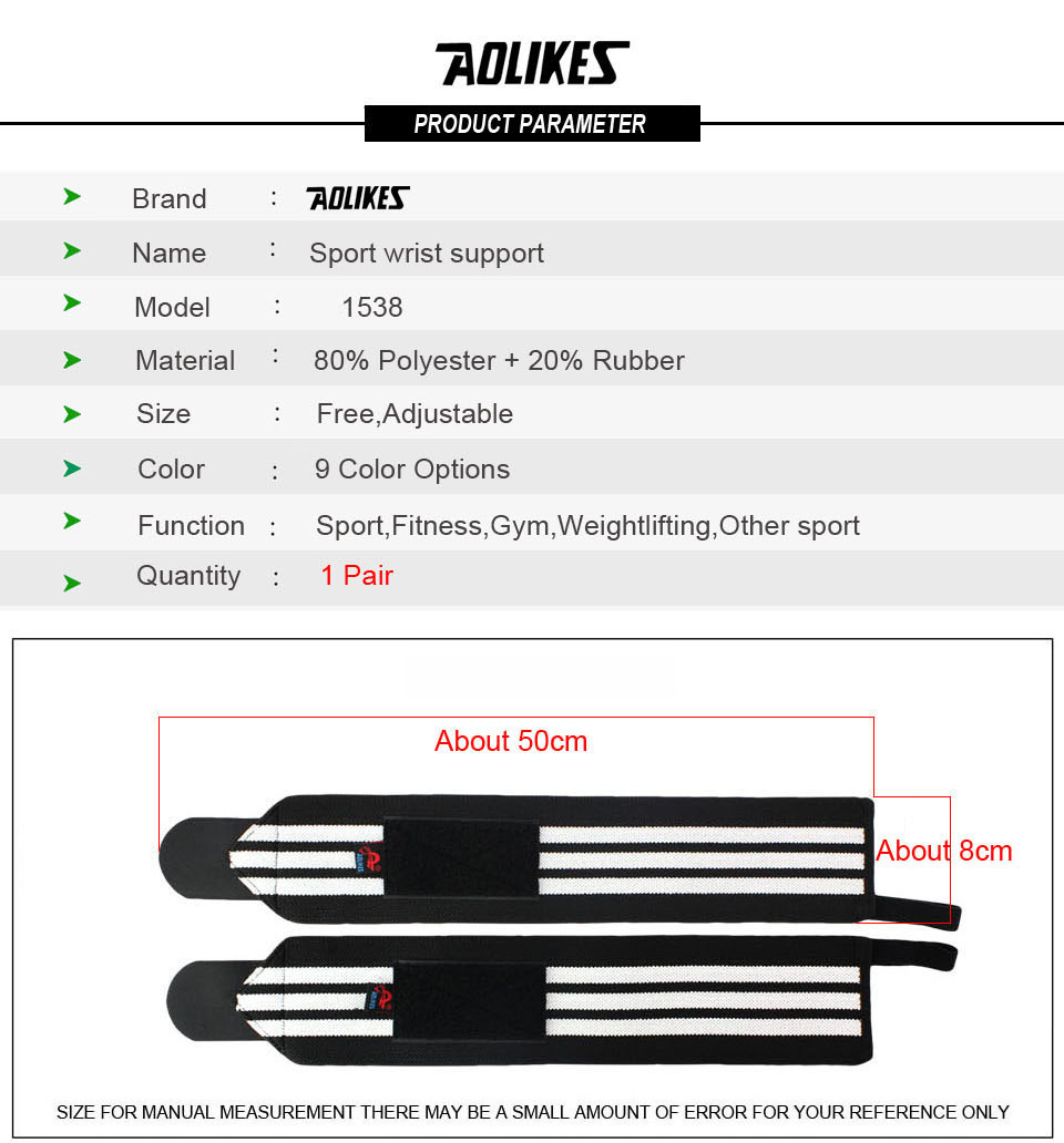 Combo đai lưng mềm và đai quấn cổ tay tập gym cao cấp Aolikes YE-1698-1538