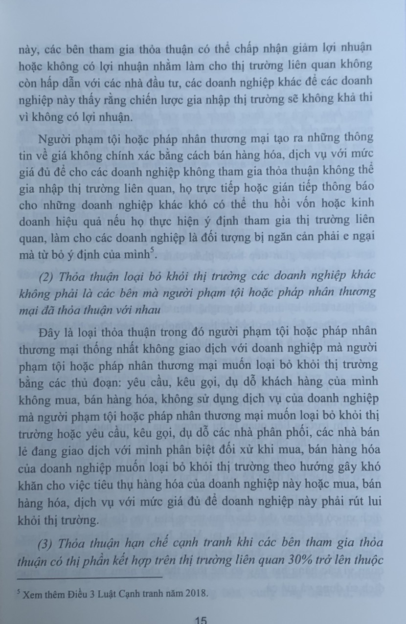 Bình luận Bộ luật Hình sự năm 2015 (Phần hai-Các tội phạm), Chương XVIII, Mục 3: xâm pham trật tự quản lý kinh tế