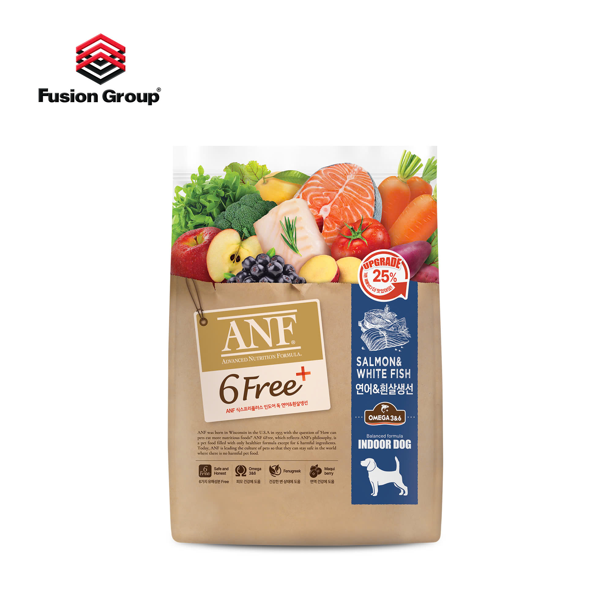 [DATE MỚI] Thức ăn hạt cho chó ANF 6FREE VỊ CÁ HỒI + CÁ TRẮNG 5.6KG nhập khẩu Hàn Quốc