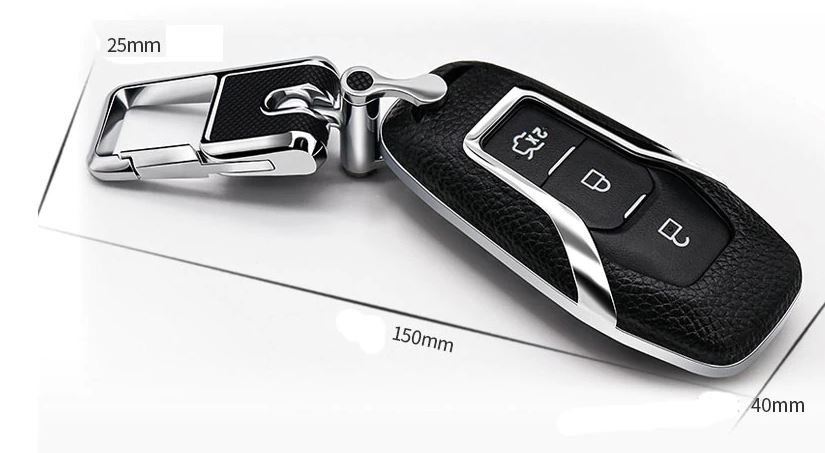 Car Accessories Top Layer Leather Car Key Case Keychain For Ford 15-17 EDGE/13-16 new Mondeo 2.0L/16-17 Explorer 2.3 T Car Accessories Top Layer Leather Car Key Case Keychain For Ford 15-17 EDGE/13-16 new Mondeo 2.0L/16-17 Explorer 2.3 T