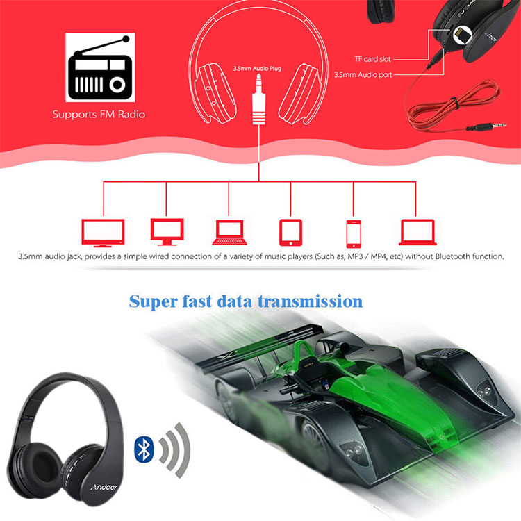 Tai Nghe Headphone Không Dây Andeer