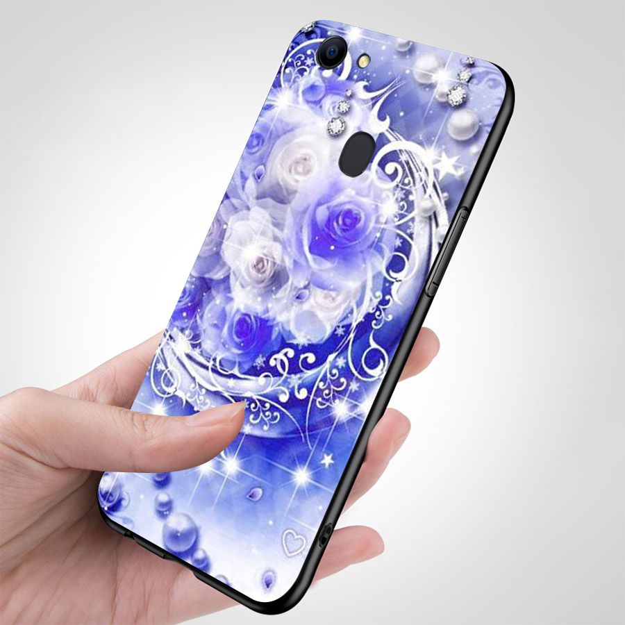 Ốp điện thoại kính cường lực cho máy Oppo A79 - Lung Linh Sắc Màu MS LLSM014