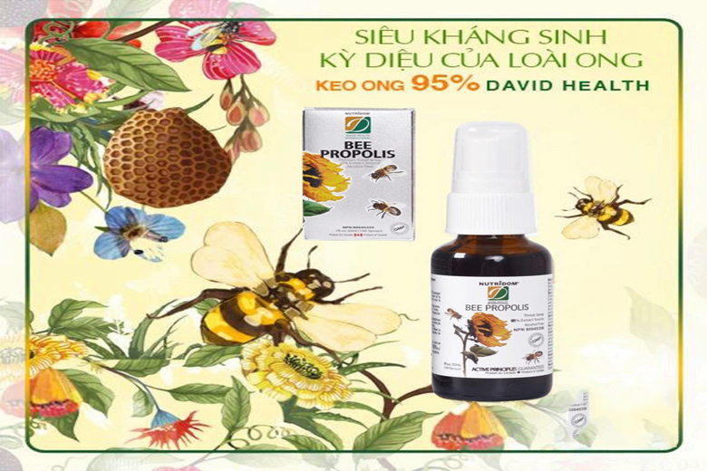 Xịt keo ong David Health Bee Propolis 30ml 1