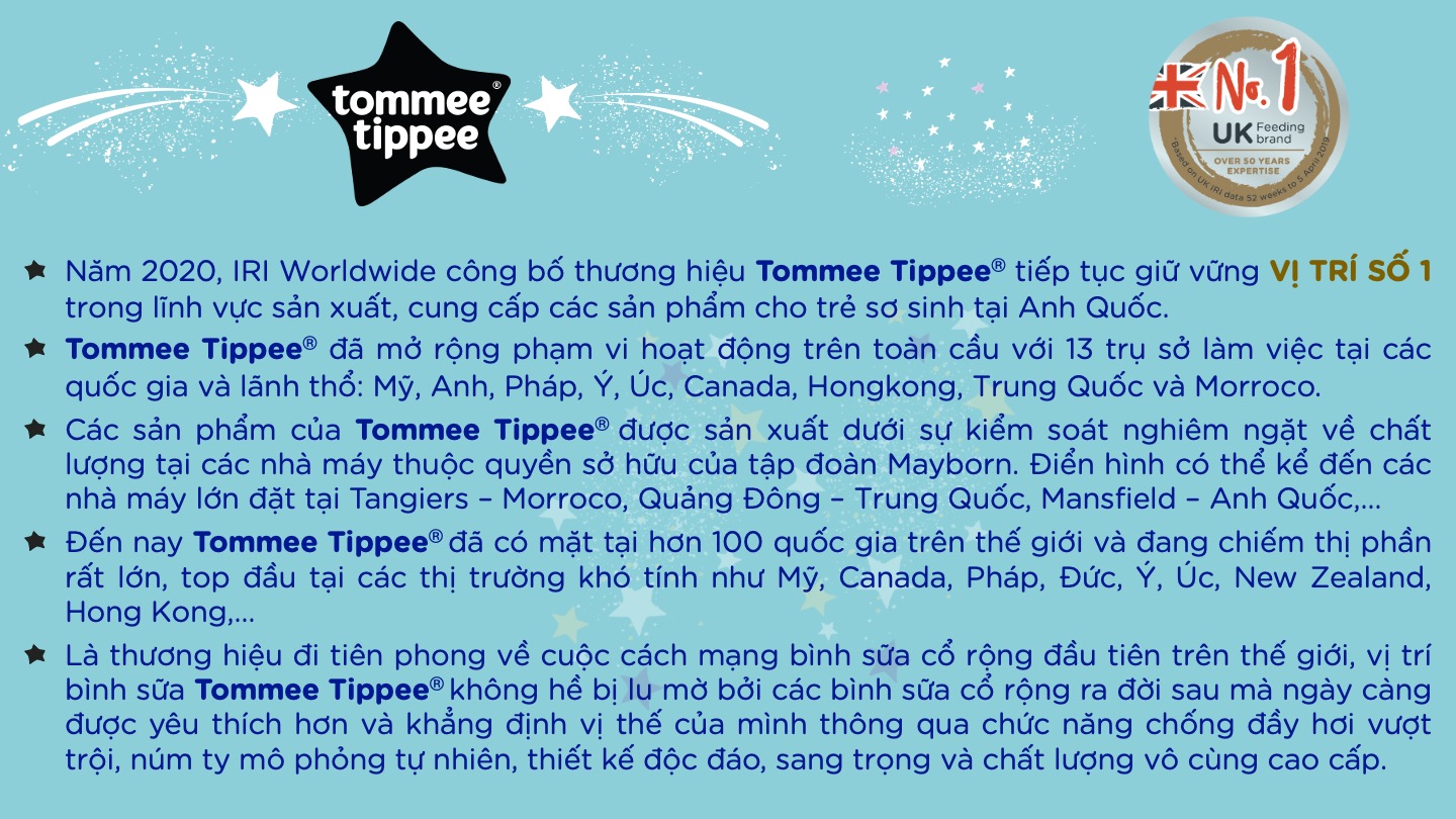 Bình uống nước Inox giữ nhiệt có ống hút và tay cầm cho bé Tommee Tippee 280ml từ 12 tháng 9