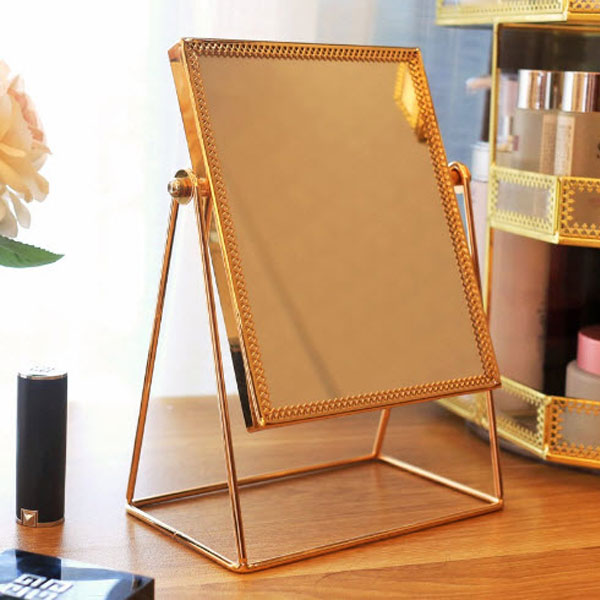 Gương trang điểm để bàn Golden