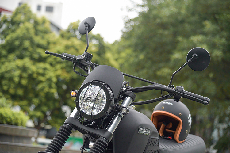 Xe Mô Tô Brixton Café Racer BX150R - Bạc