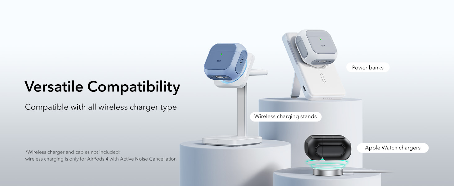 Bao Case ESR Orbit Hybrid Case with HaloLock cho AirPods 4 - Hàng Chính Hãng