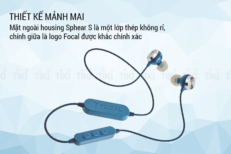 Tai Nghe Nhét Tai Bluetooth Có Micro Focal Sphear Wireless - Hàng Chính Hãng