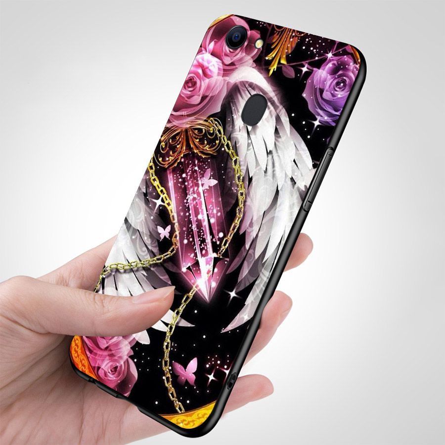 Ốp điện thoại kính cường lực cho máy Oppo F7 - Lung Linh Sắc Màu MS LLSM024