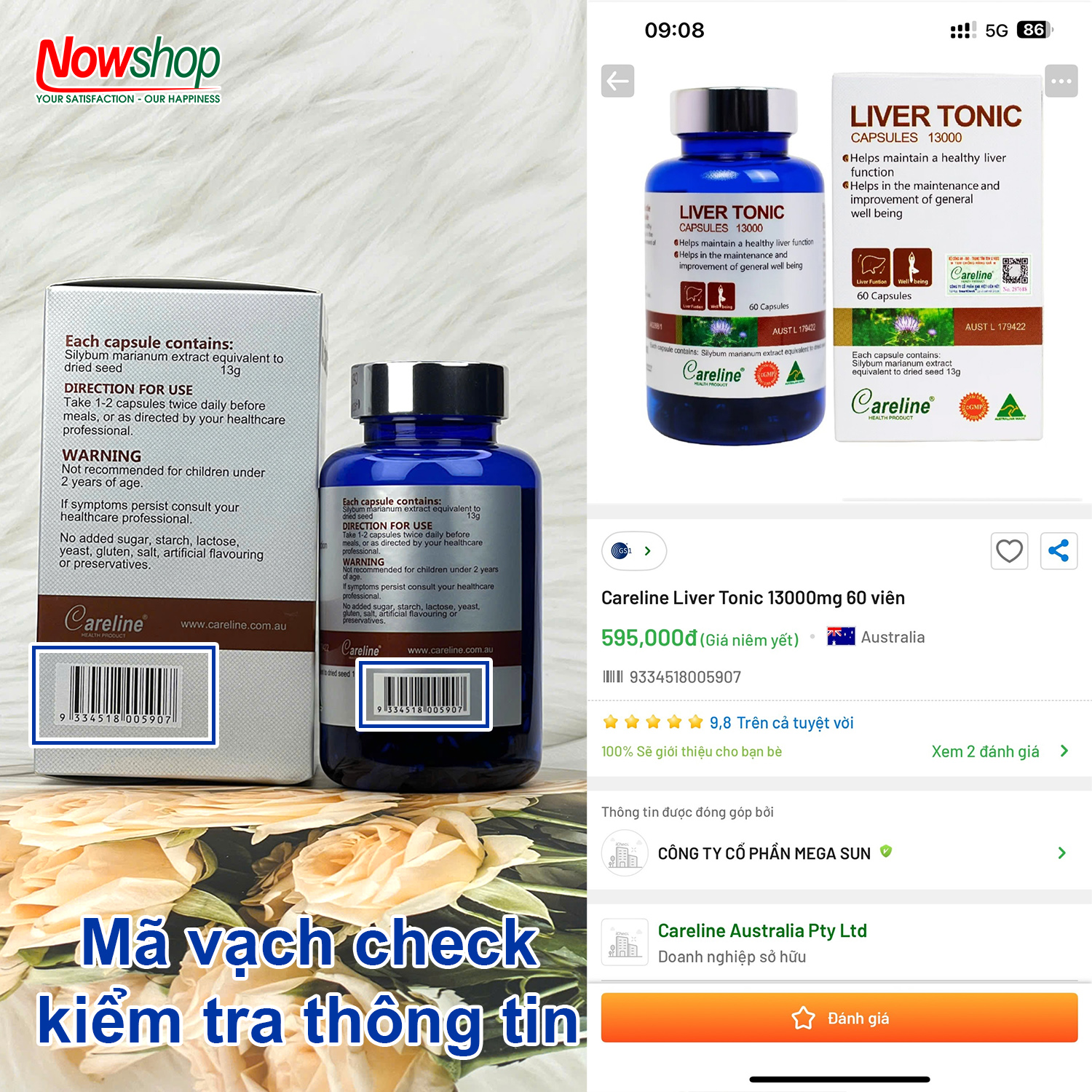 liver-tonic-13000mg-careline-hop-60-vien-cai-thien-chuc-nang-gan-giup-giai-doc-mat-gan-ha-men-gan