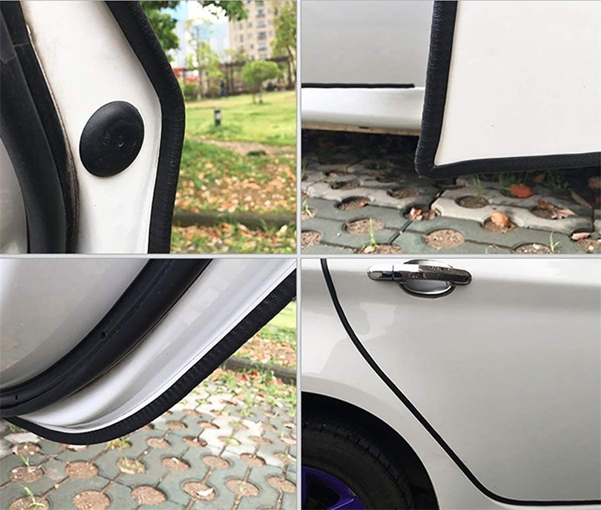 Ron Viền Bảo Vệ Cánh Cửa Xe Hơi Nẹp U Gioăng Oto Ôtô Chống Va Đập Ồn Cách Âm Đàn Hồi Lõi Thép Cao Su