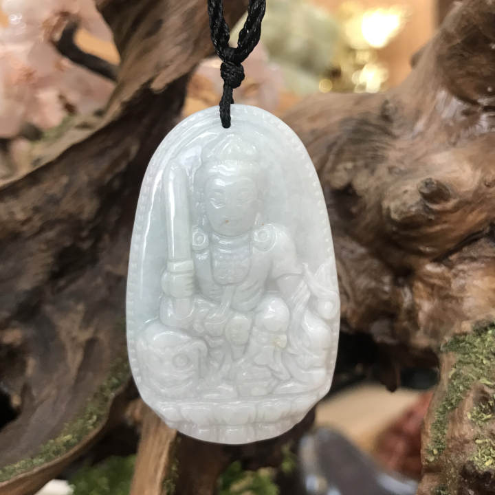 Văn thù bồ tát cẩm thạch