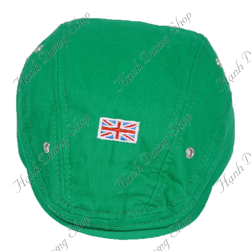 Nón beret mỏ vịt cho bé yêu dành cho bé từ 1 đến 3 tuổi mũ lưỡi trai mỏ vịt được thêu logo lá cờ cực xinh - Hạnh Dương