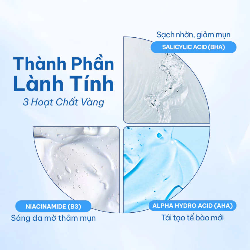 Toner Compliment No Problem Salicylic Acid Làm Sạch Da Kiềm Dầu Giảm Mụn 200ml