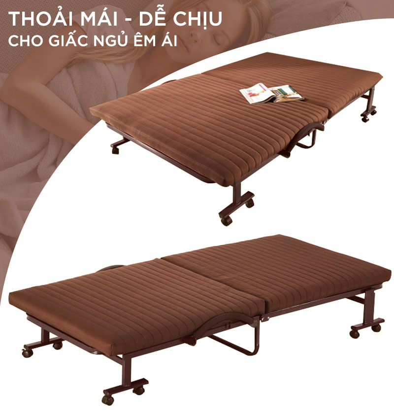 Giường gấp kiểu dáng Hàn quốc NIKITA NKT-HQ120