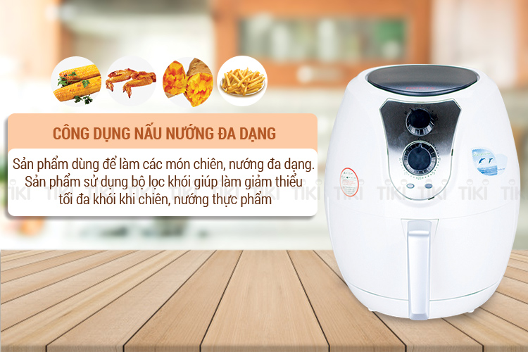 Nồi Chiên Không Dầu Perfect GLA 609 (4L) - Hàng chính hãng