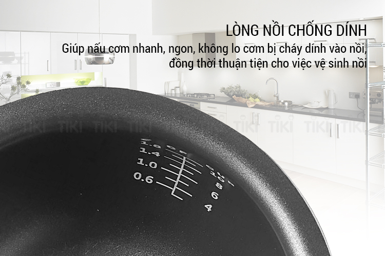 Nồi Cơm Điện Lòng Niêu Mishio MK22 (1.8L)
