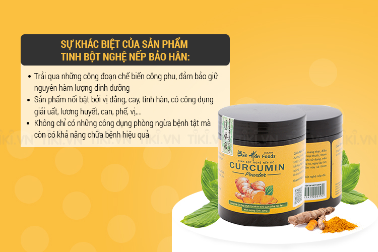 Tinh Bột Nghệ Nếp Bảo Hân (100g)