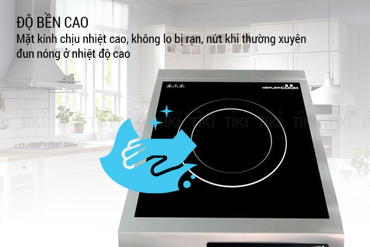 Bếp Từ Đơn Công Nghiệp Kepler Cook KL 671-01TD (3500W) - Hàng Chính Hãng