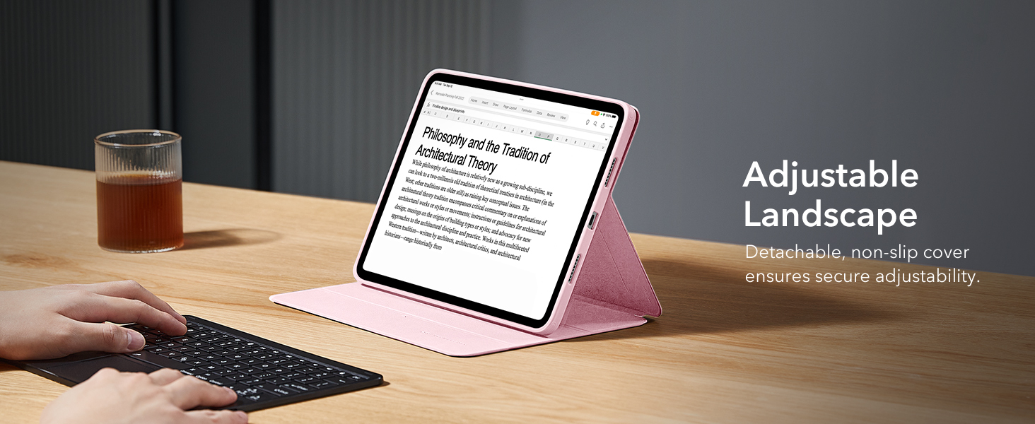 Bao Da dành cho iPad Pro 11 inch / iPad Pro 13 inch 2024 ESR Rebound Hybrid Case 360 - Hàng Chính Hãng