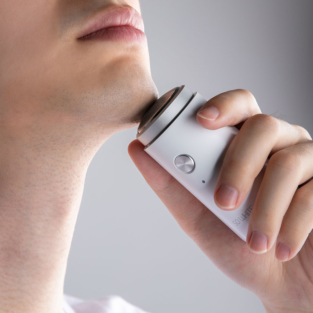 Máy Cạo Râu Điện Cầm Tay Mini Có Thể Sạc Lại Xiaomi Trắng Máy Cạo Râu Điện Cầm Tay Mini Có Thể Sạc Lại Xiaomi Trắng