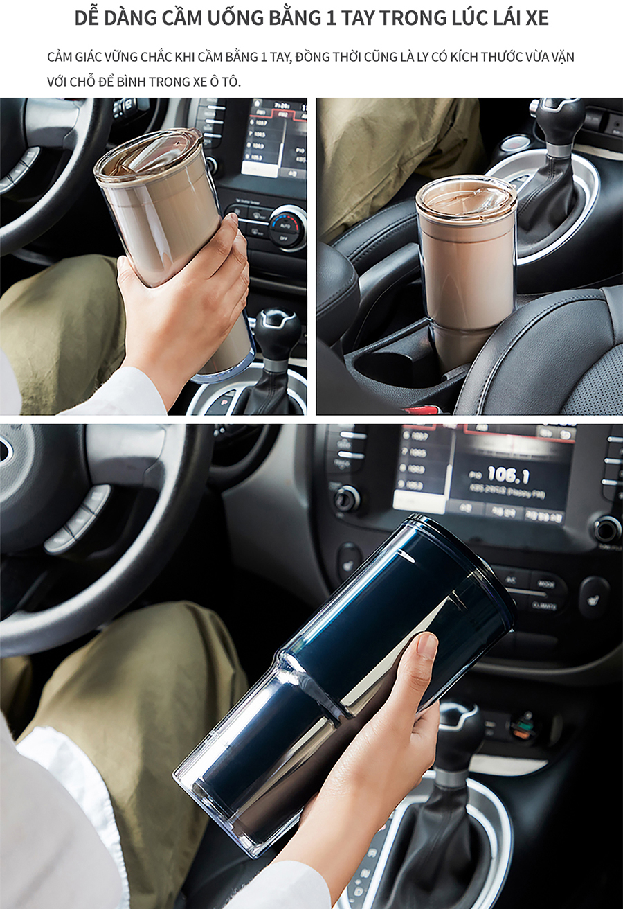 Ly Nhựa 2 Lớp LocknLock 900ml HAP502