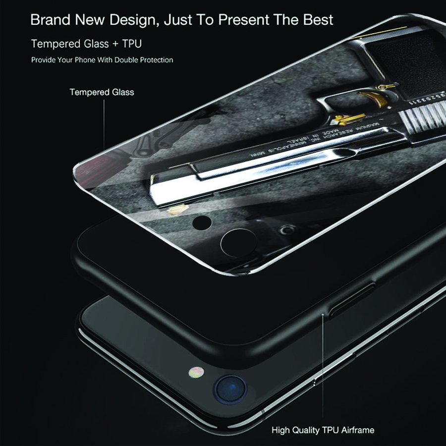Ốp kính cường lực cho điện thoại iPhone 6 Plus/6s Plus - GOLDEN GUN MS DGDG010