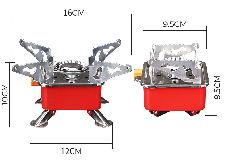 Bếp Ga Xếp Gọn Du Lịch Có Dây - Hàng Chính Hãng