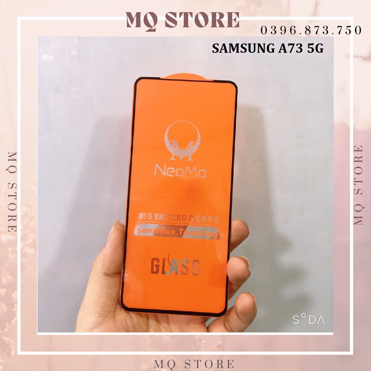 Kính cường lực cho Samsung A53 5G , A73 5G full màn hình 21D cao cấp( hàng chính hãng)