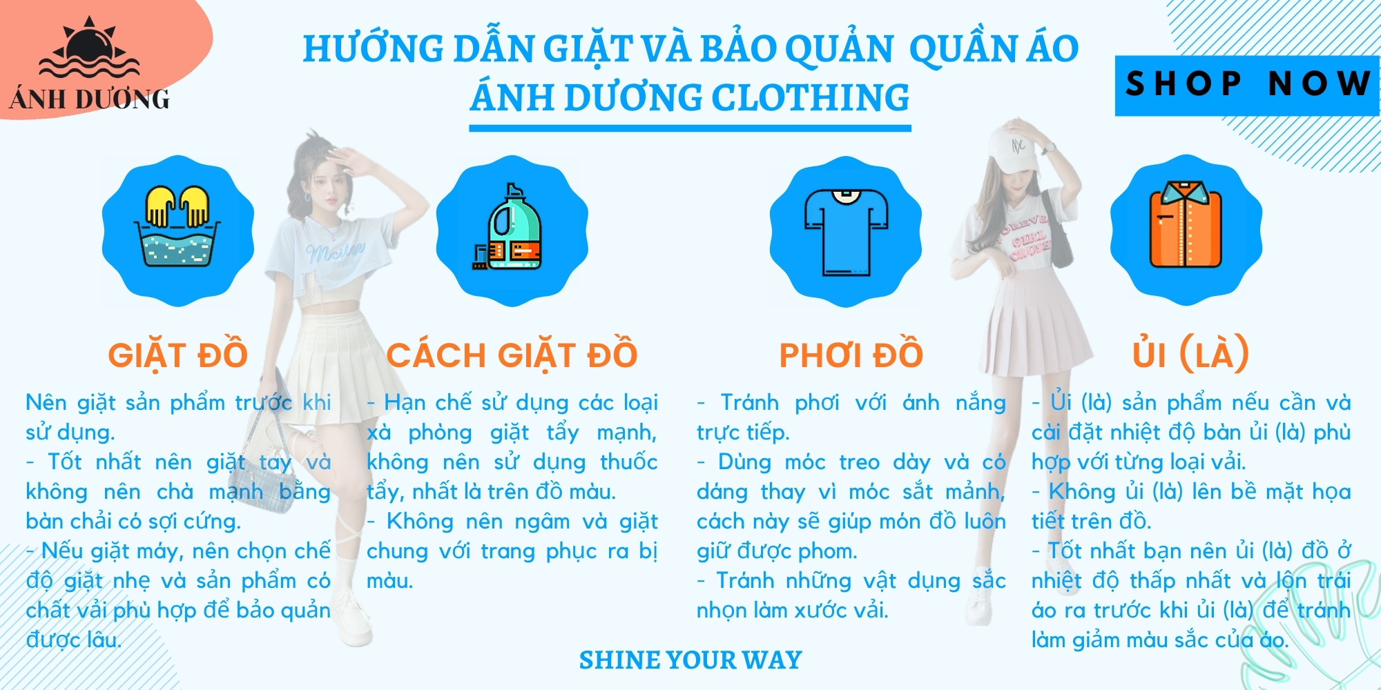 Mua hàng ở Ánh Dương Clothing