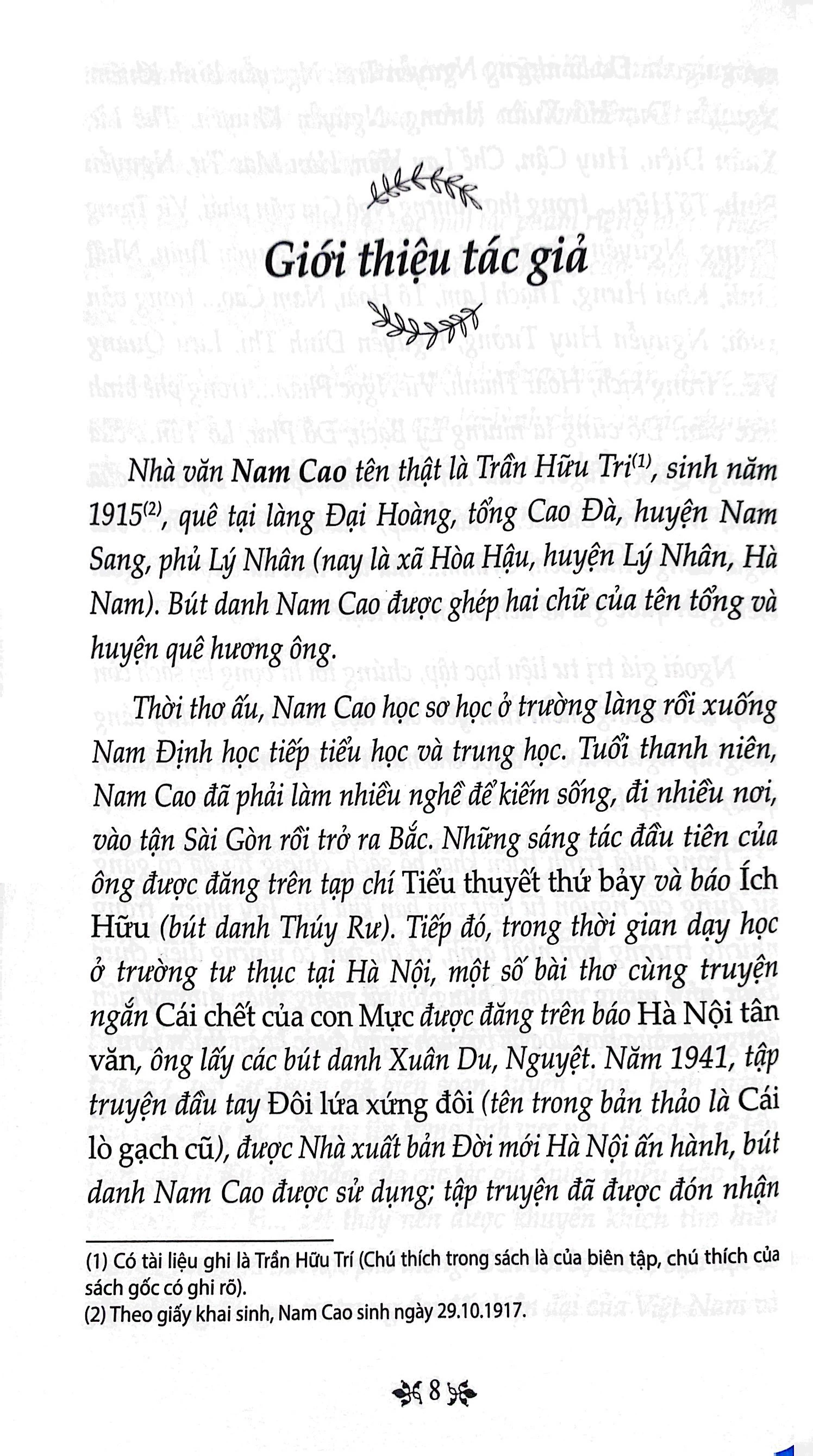 Văn Học Trong Nhà Trường: Truyện Ngắn Nam Cao