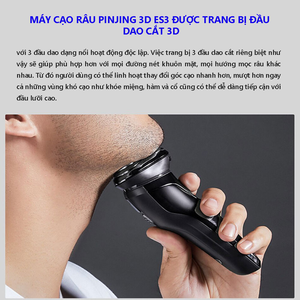 Máy Cạo Râu Xiaomi PINJING 3D ES3