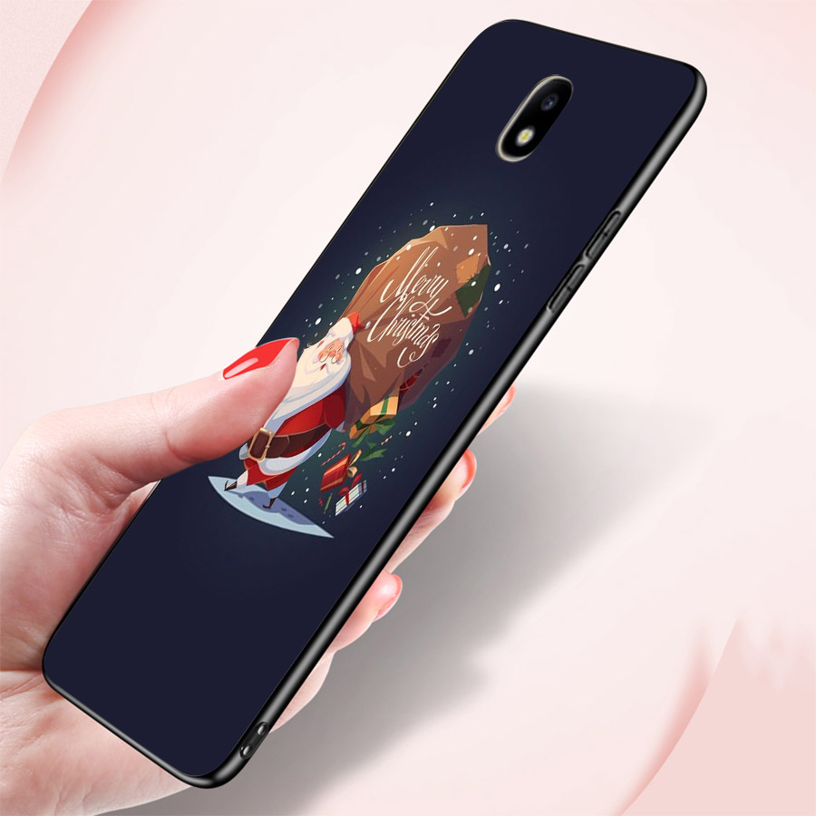 Ốp lưng cứng viền dẻo dành cho điện thoại Samsung Galaxy A7 2015 - Giáng sinh an lành ấm áp MS GSANAA017