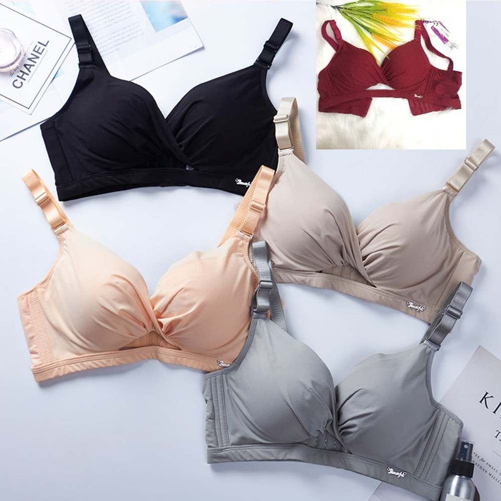 Áo ngực đệm Dày Phối Lụa cho người ngực nhỏ - A817